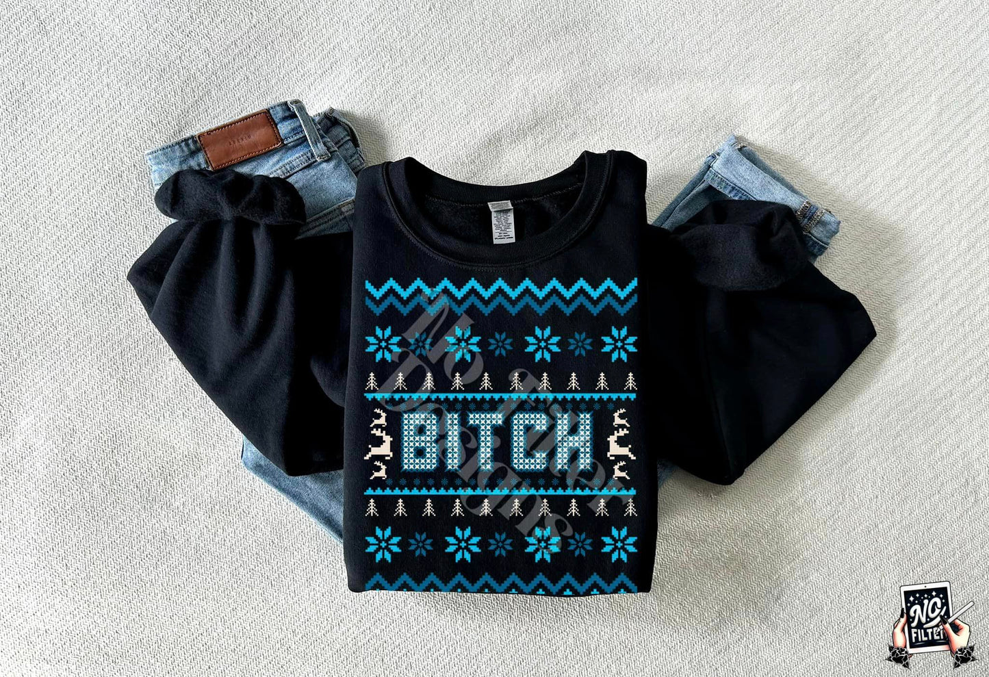 Bitch Ugly Christmas Sweater