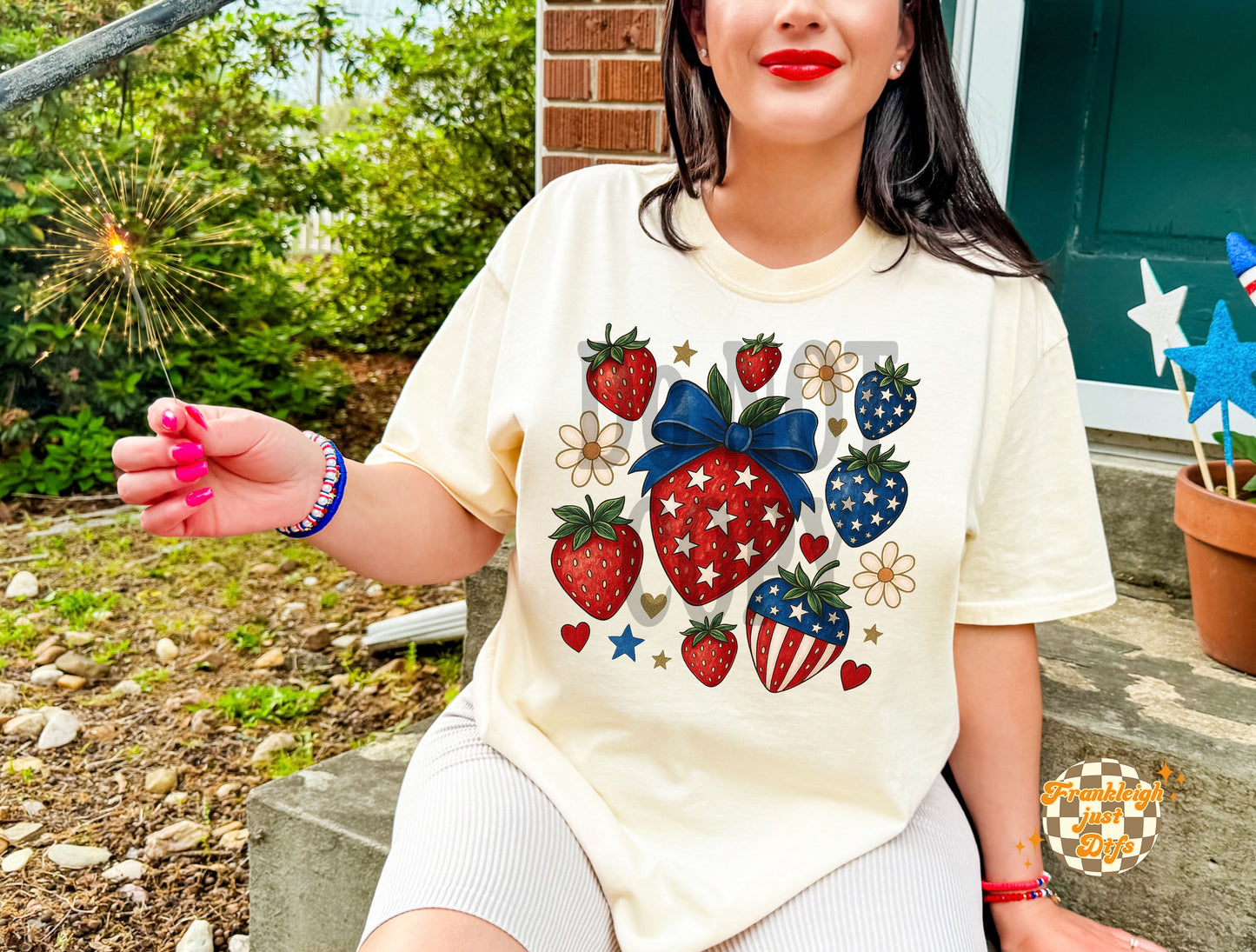 Patriotic strawberries