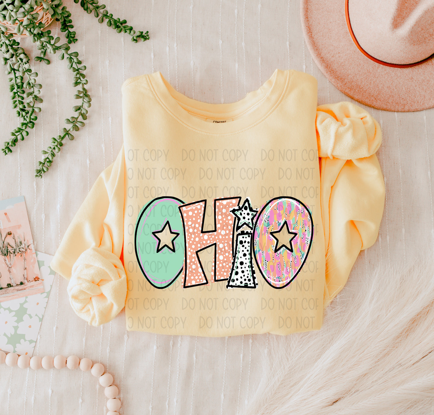 Bright Doodle States New York-Texas