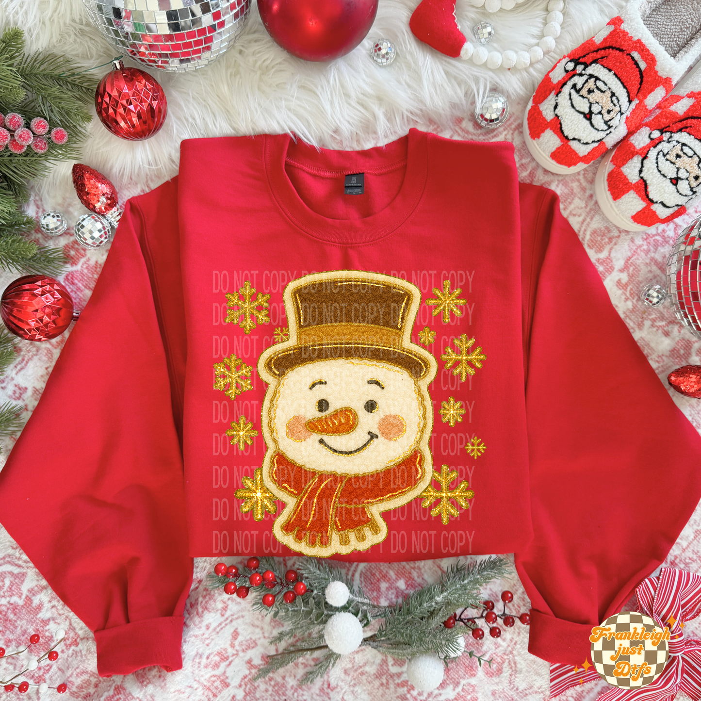 Faux Chenille Snowman