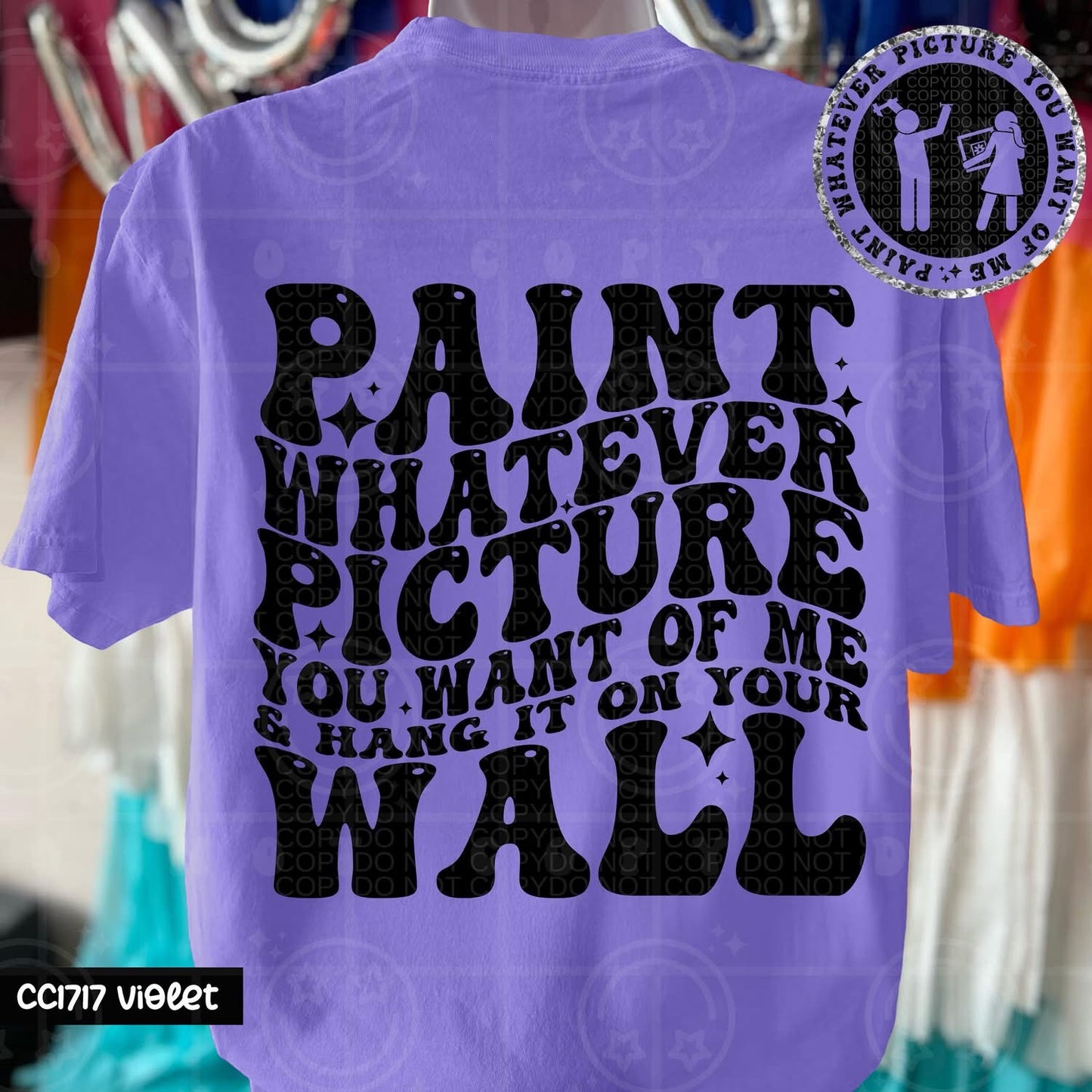 Paint whatever picture you want of me