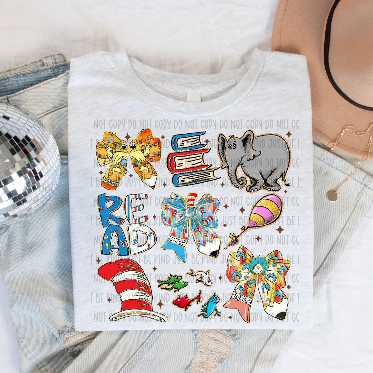 DS collage with faux gold trim