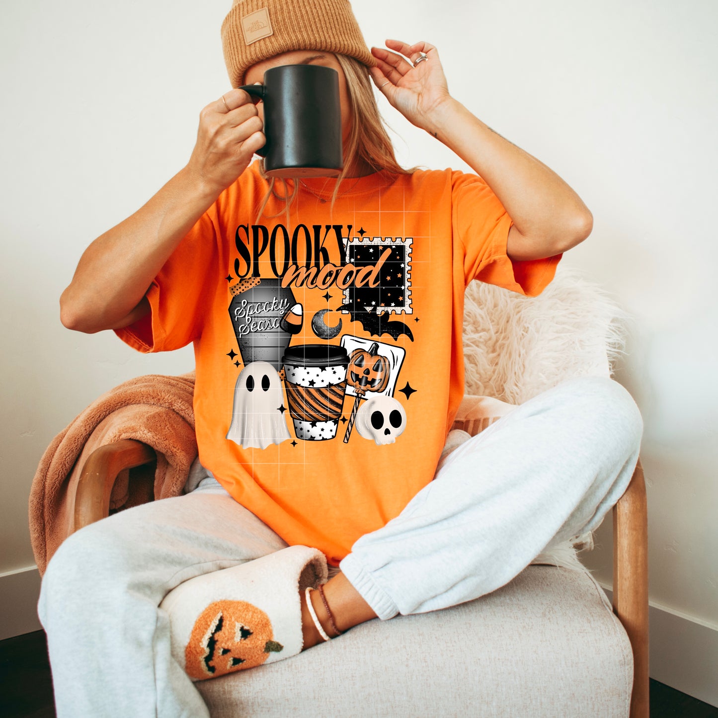 Spooky Mood (Black or White Letters)