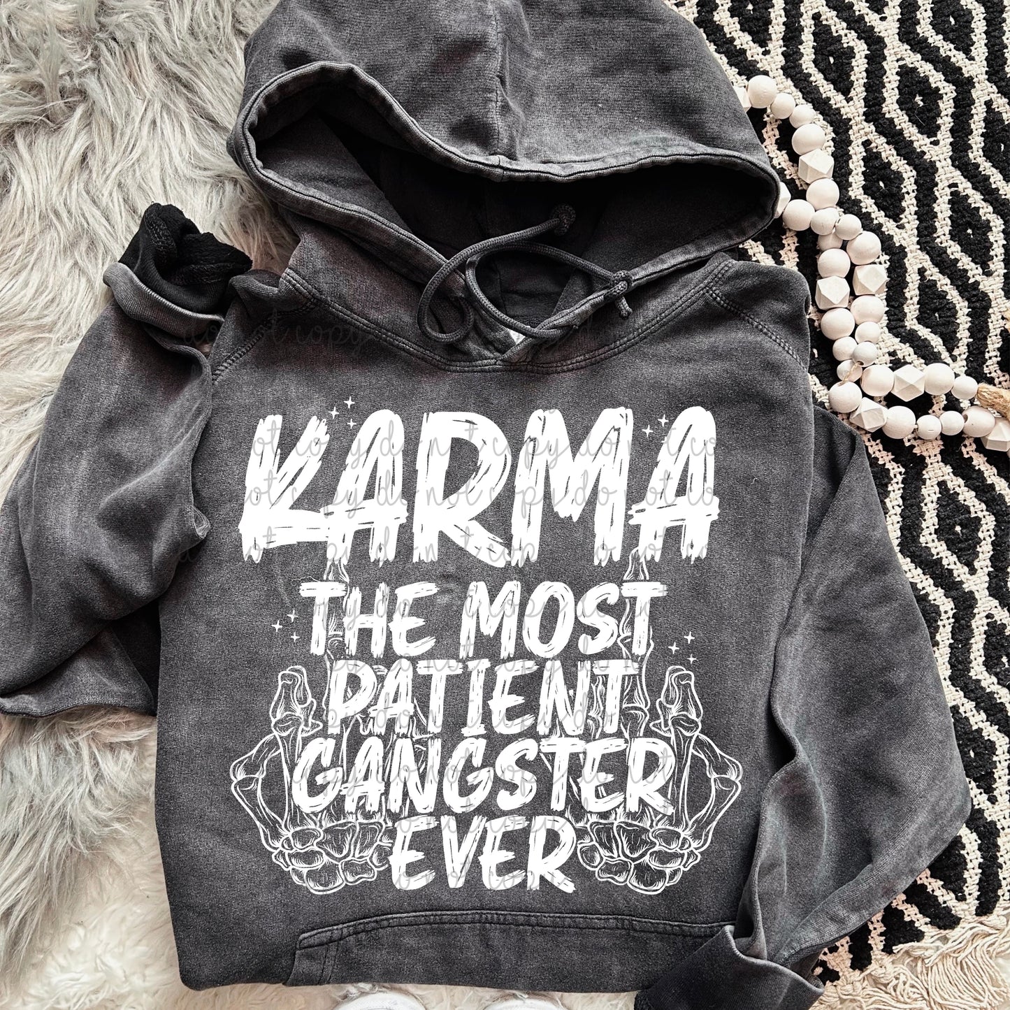 Karma is the most patient gangster ever (Black or White)