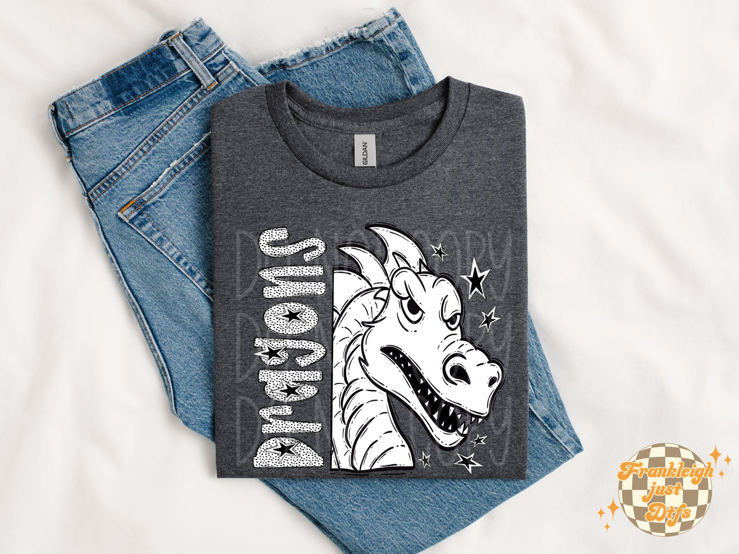 White Mascots School (dottie) C-D