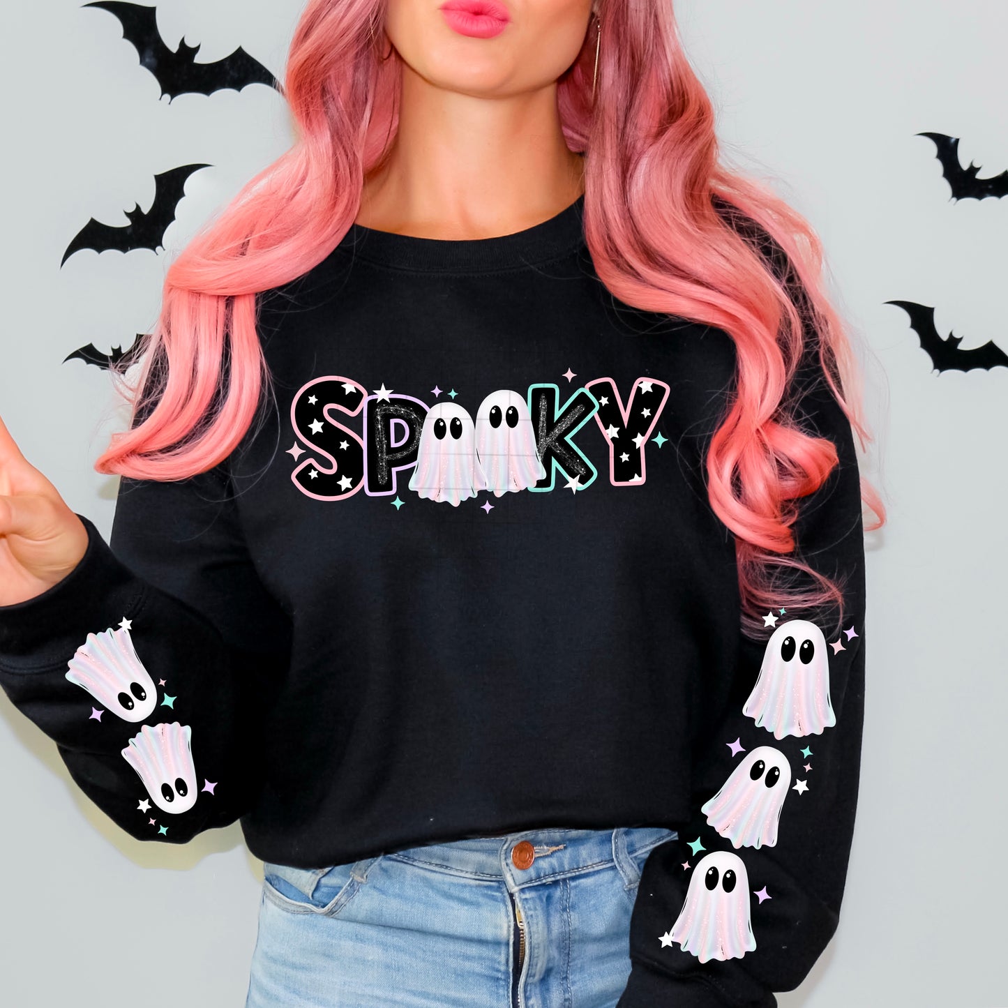 Spooky (Ghosts pastels with Sleeves)