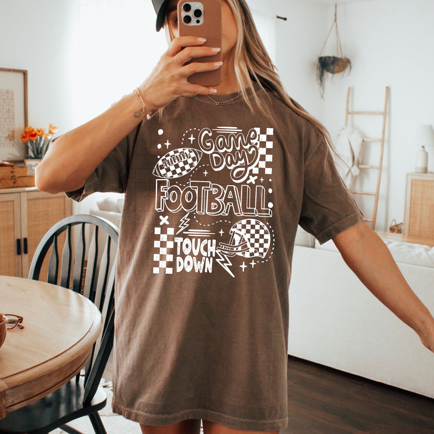 Game Day Football (black or white)