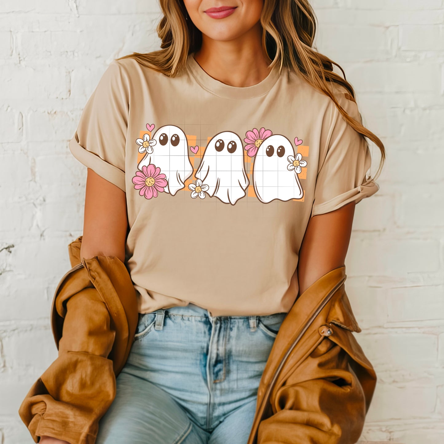 Floral Ghosts (Checkered Daisies)