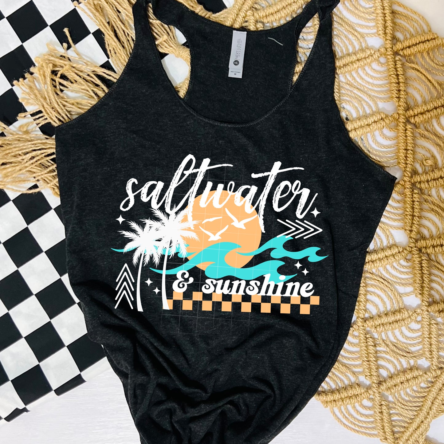 Saltwater and Sunshine (Black or White)
