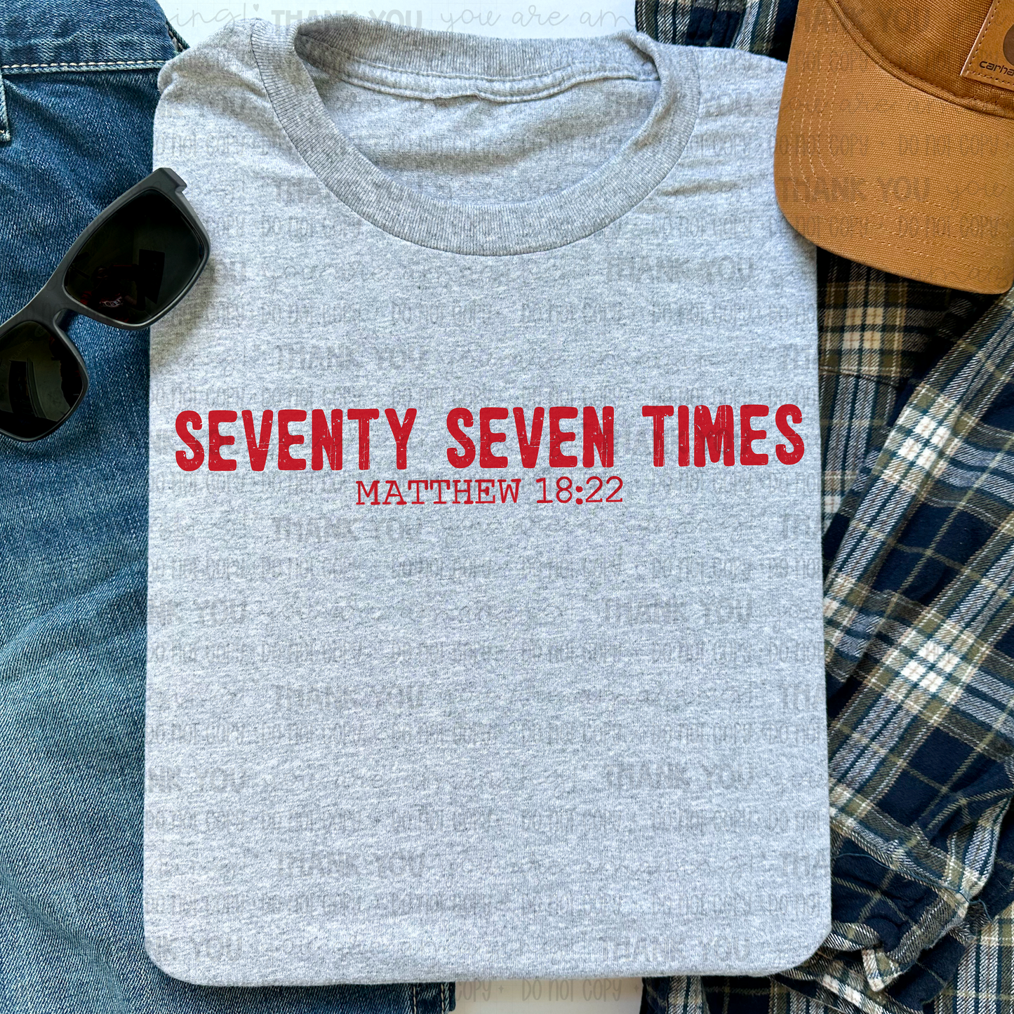 Seventy Seven Times (Red)