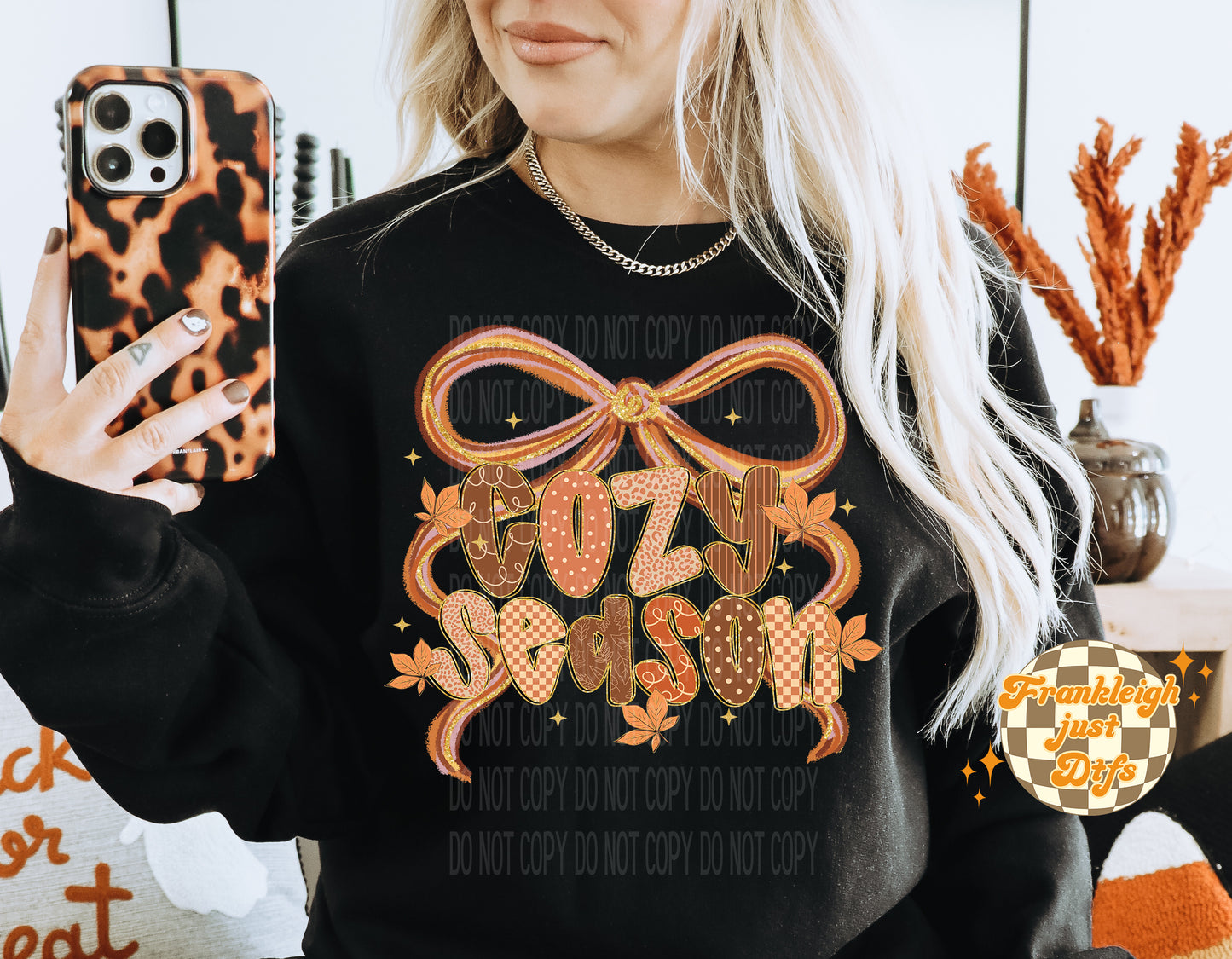 Cozy season with bow