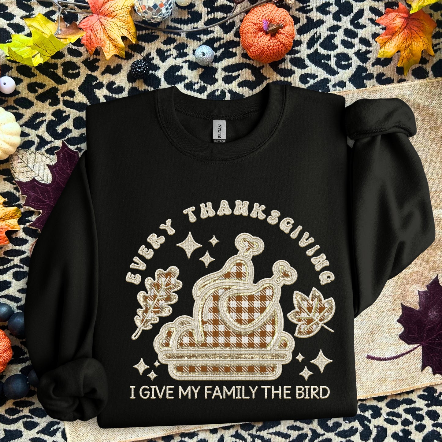 Every Thanksgiving I give my family the bird