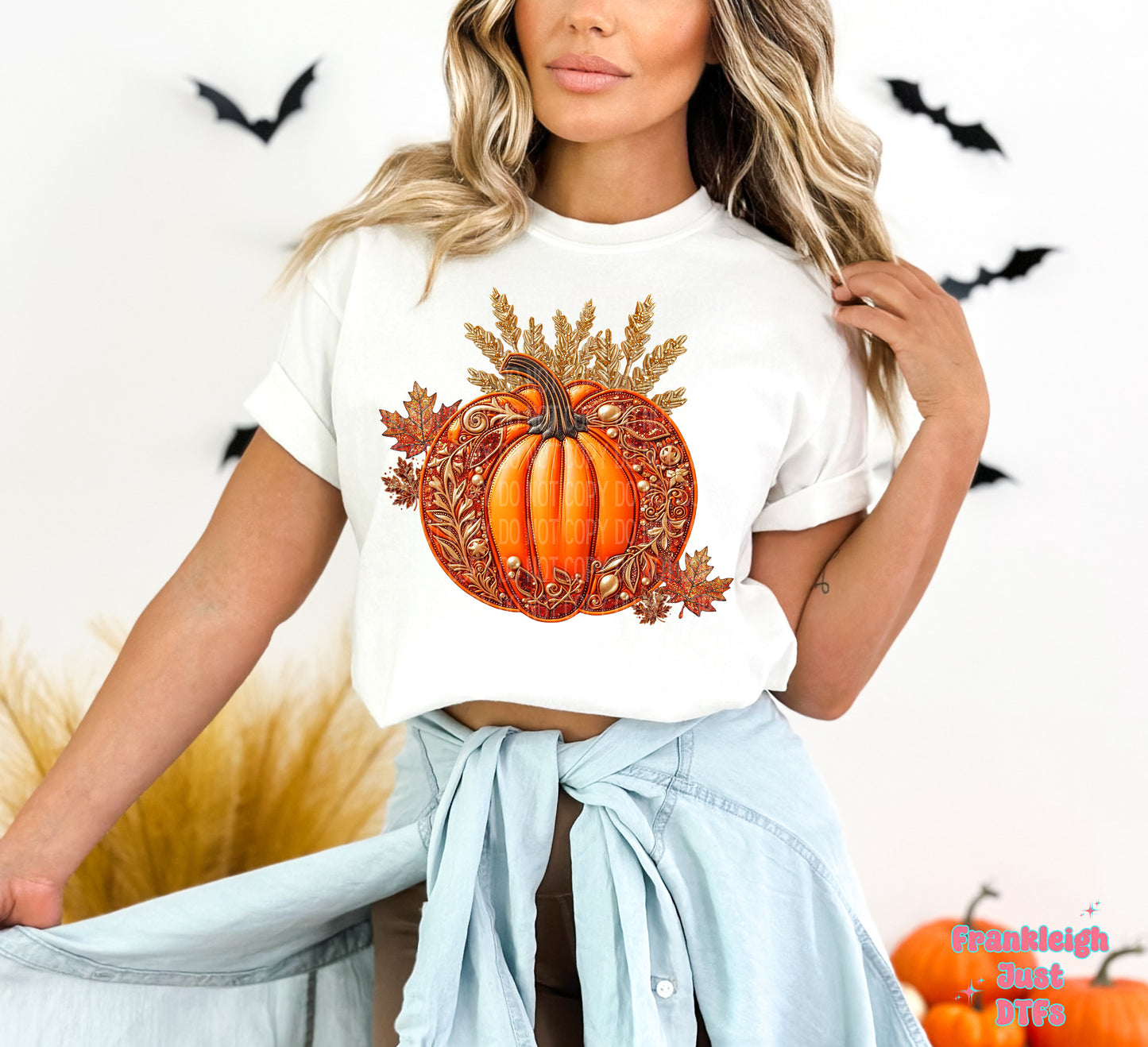 Fall Pumpkin (Faux Glitter)