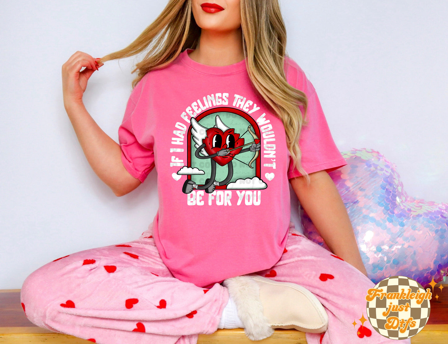 If I had feelings they wouldn't be for you (black or white wording)