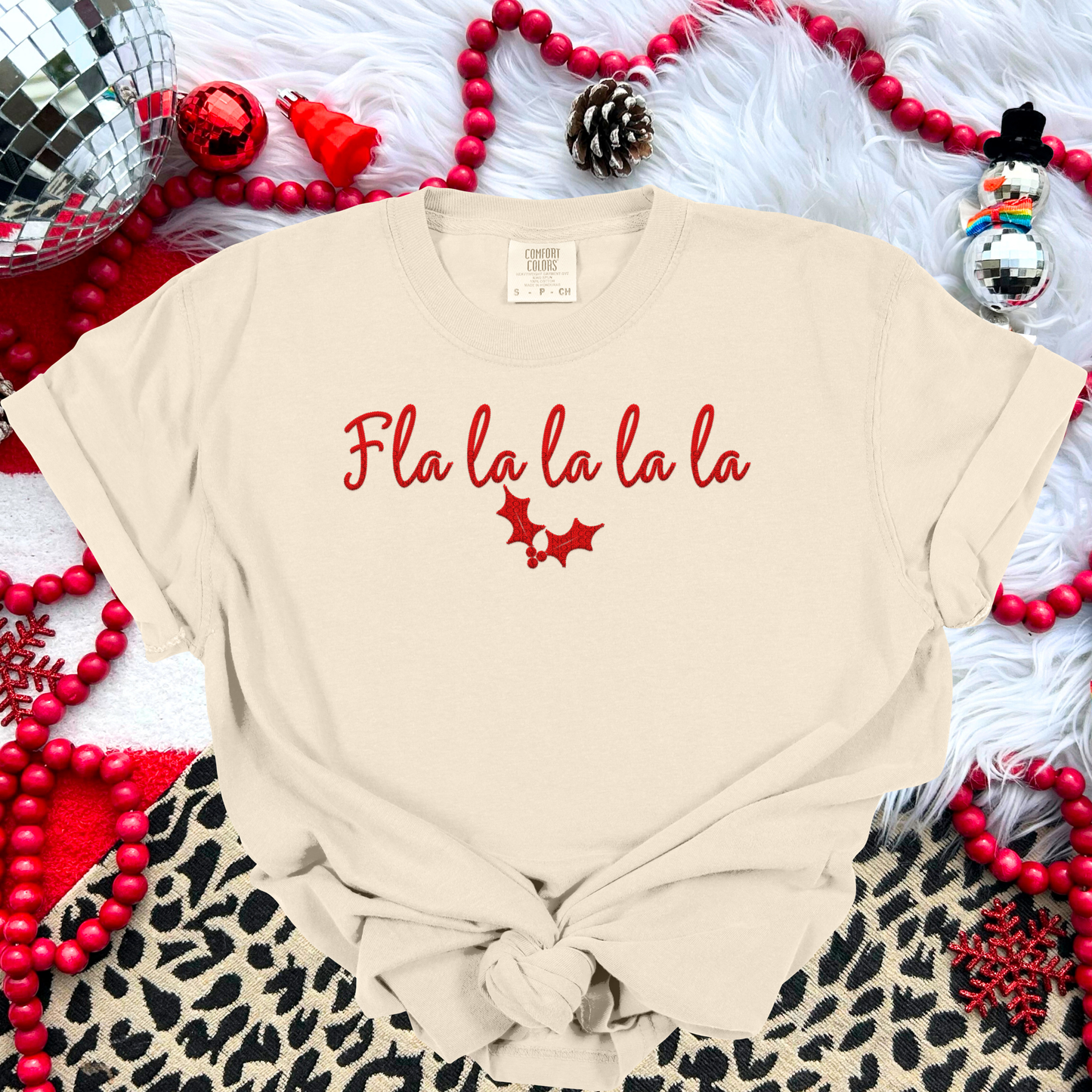 Fa La La La La (Red or Ivory)