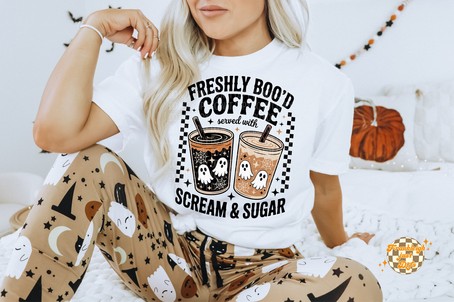 Freshly booed coffee