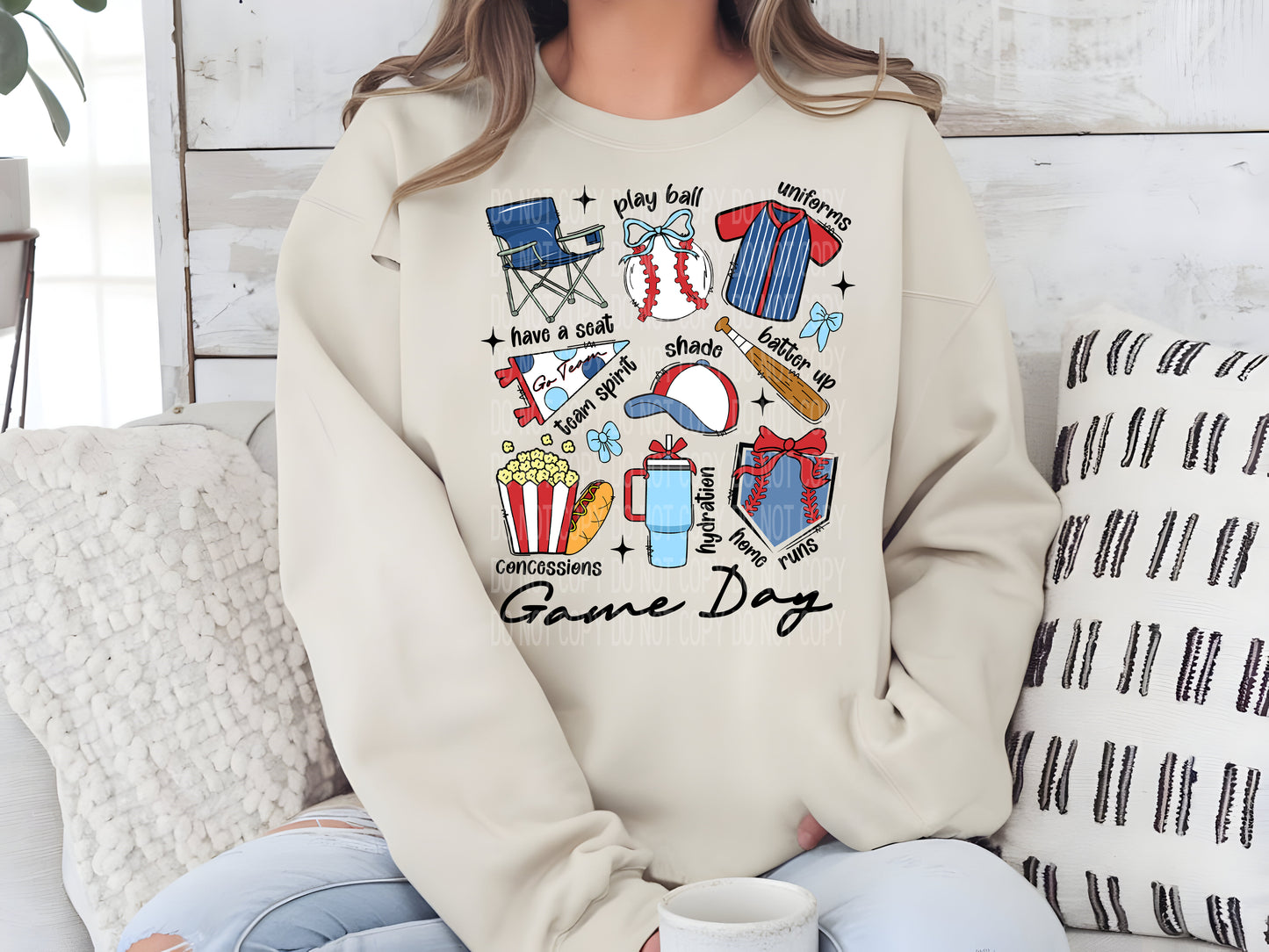 Baseball Game Day Collage