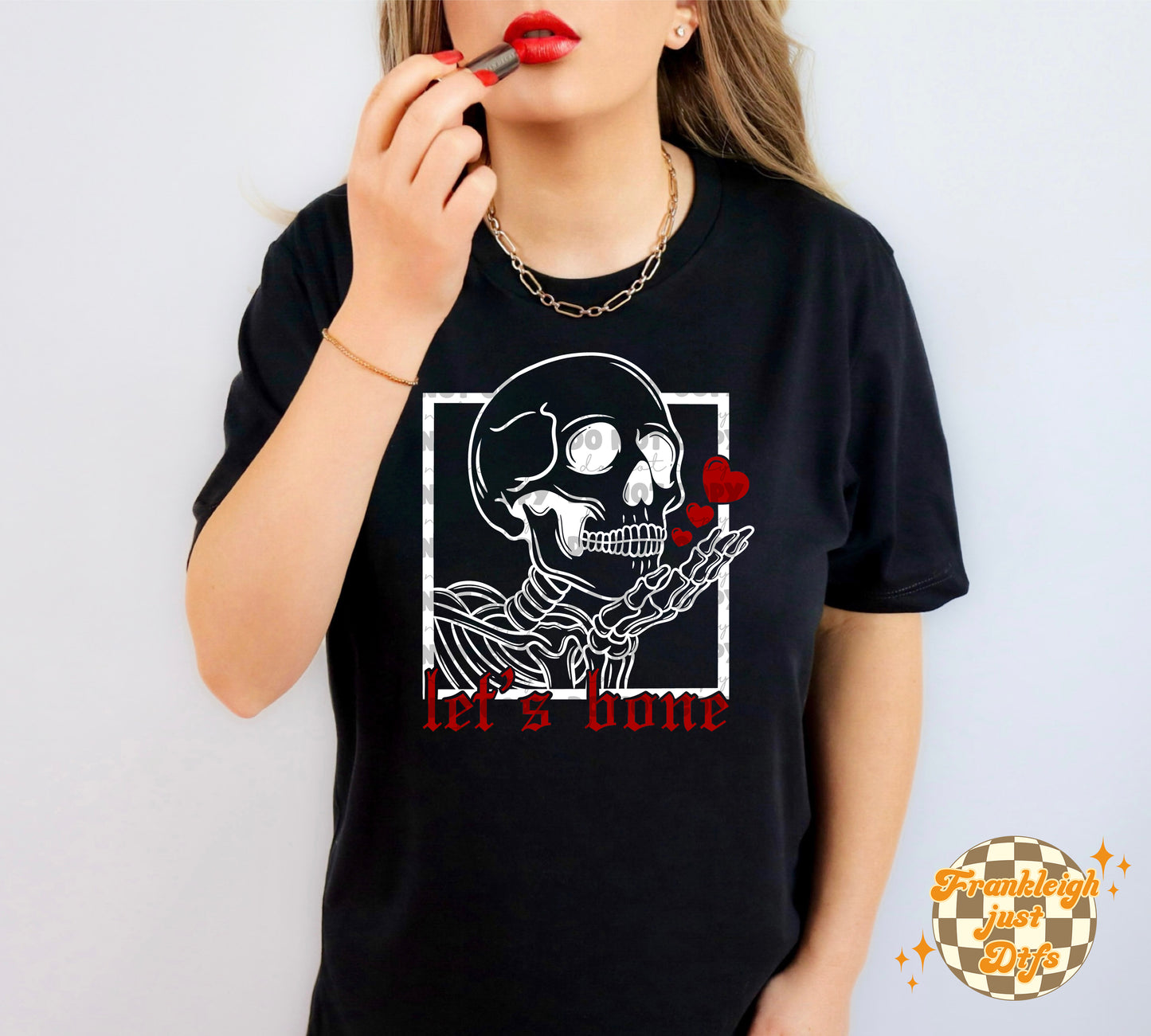 Let's Bone (black or white wording)