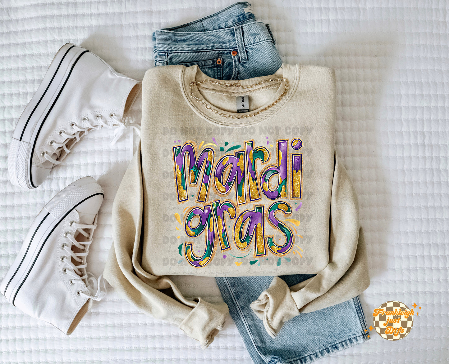 Mardi Gras (brushstrokes)