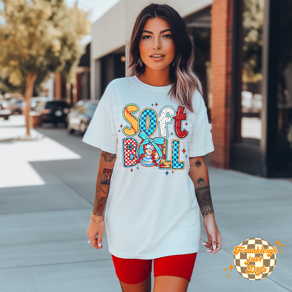 Retro Softball Coquette