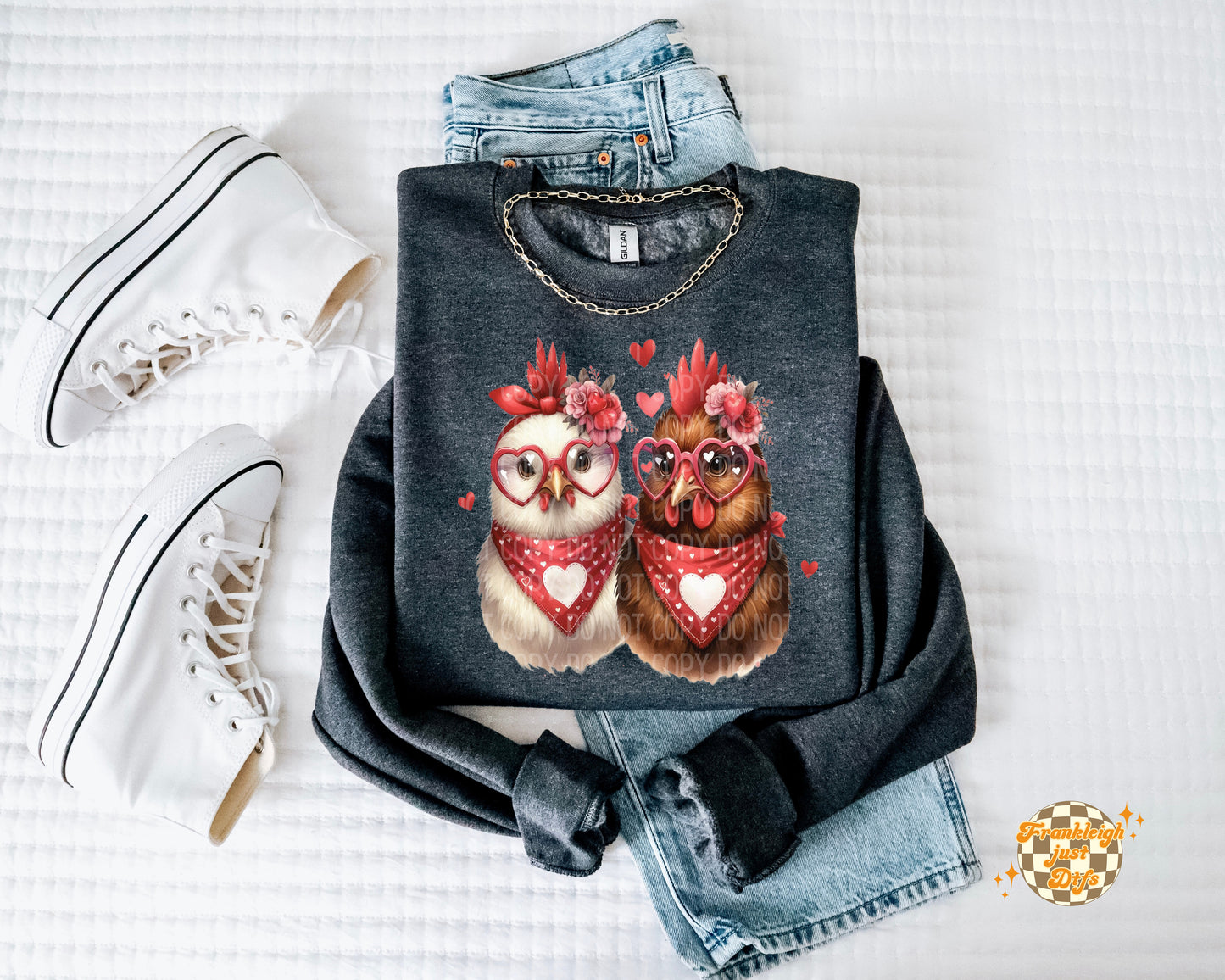 Valentine chickens