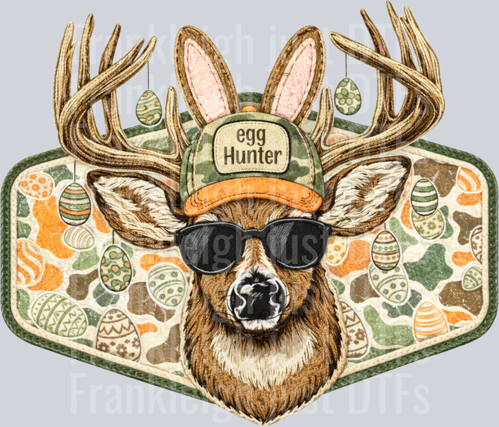 Easter Egg Camo hunting Deer Easter