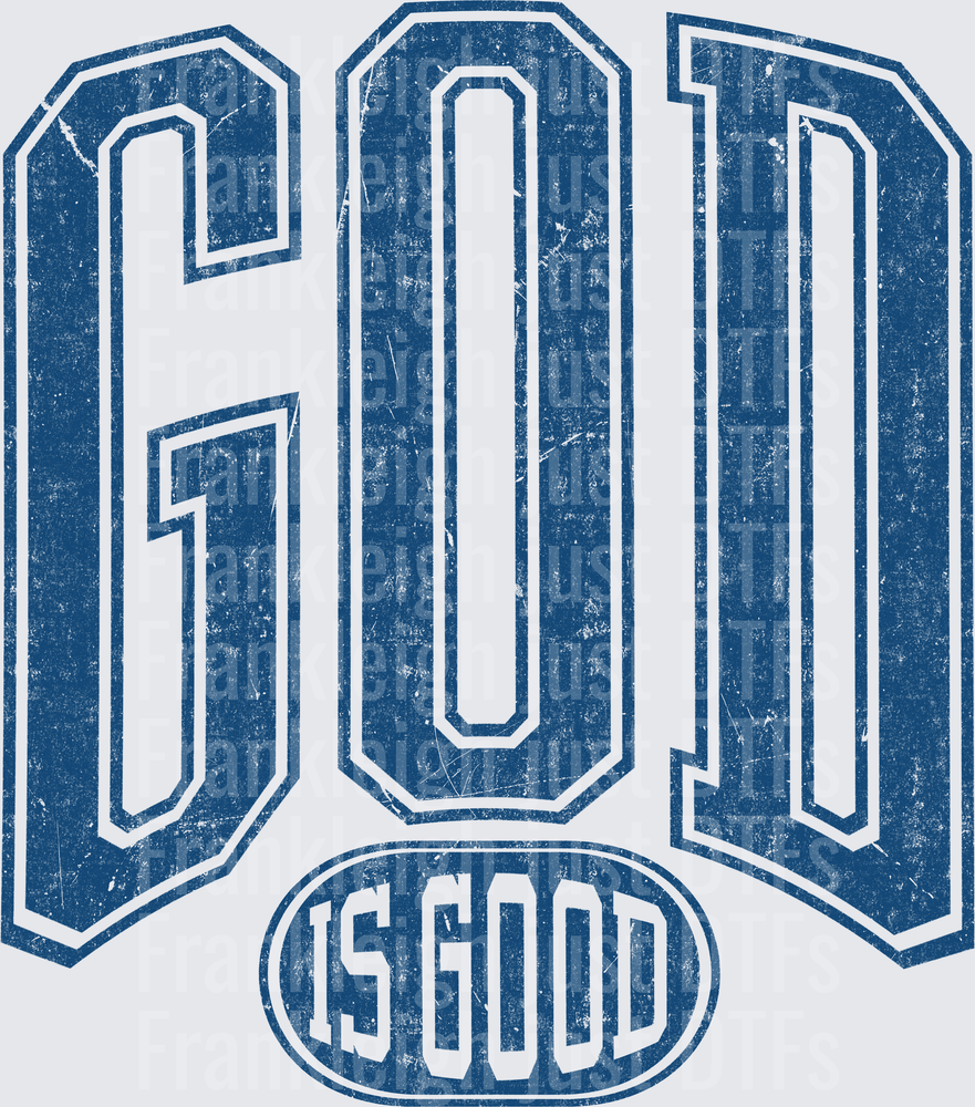 God is Good blue