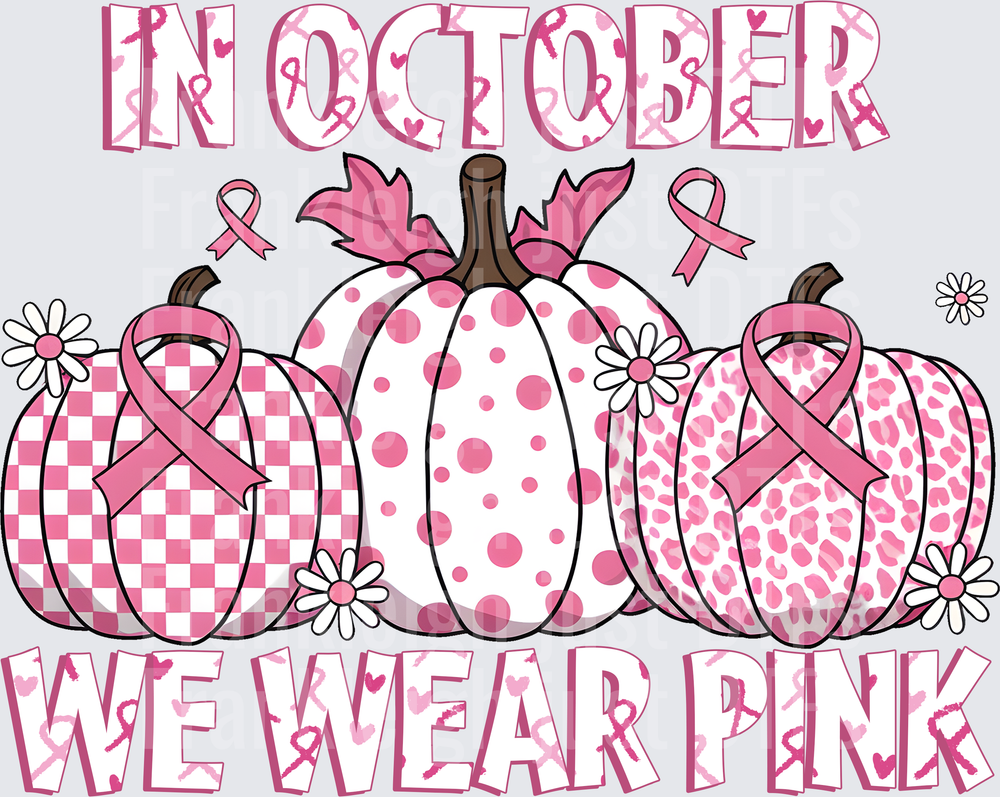 in October we wear pink