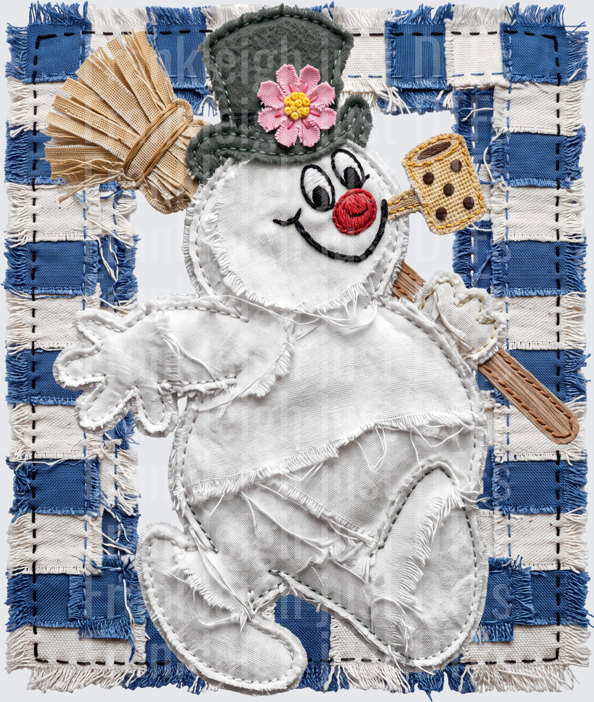 frosty stitched with border