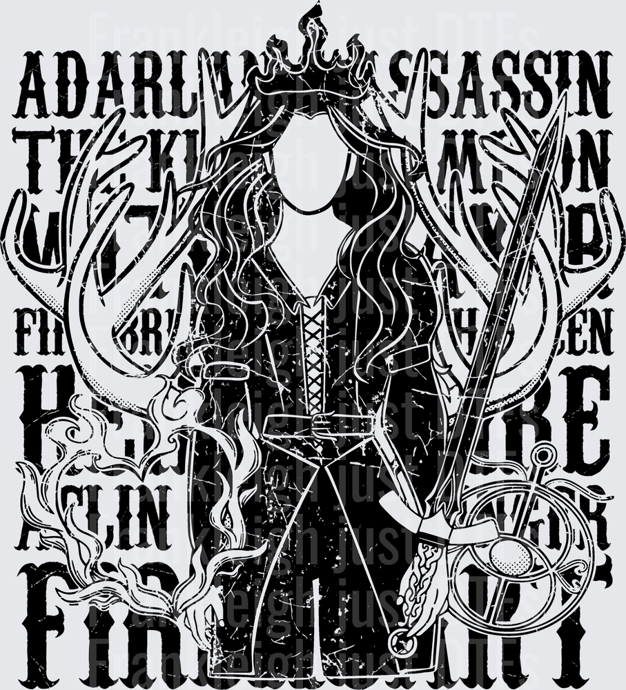TOG Aelin Fireheart Distressed Black