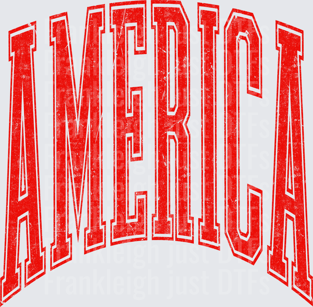 America in red