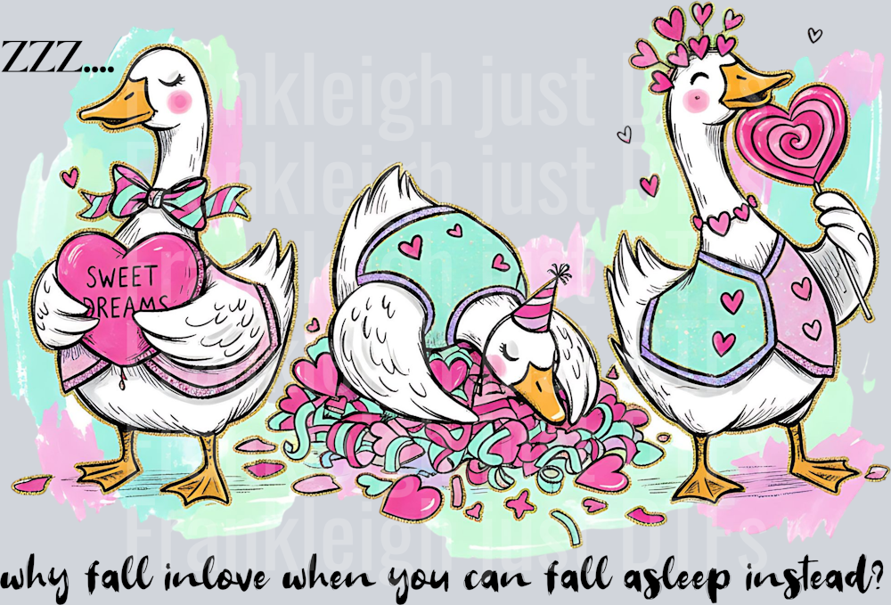 why fall in love when you fall asleep geese