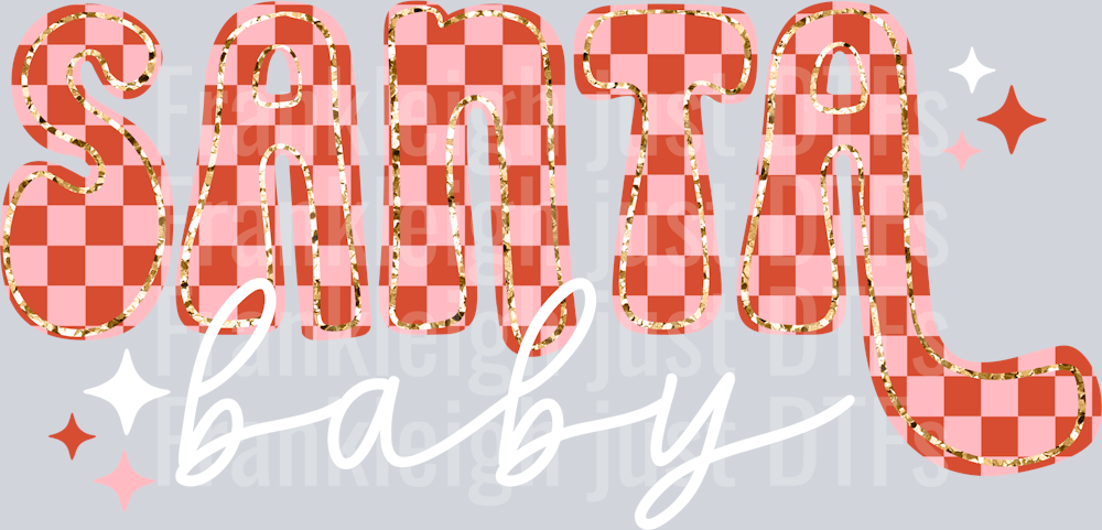 Santa Baby Checked
