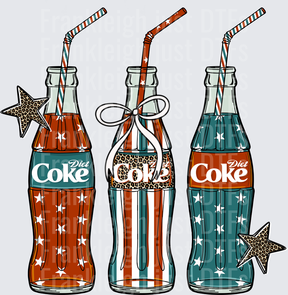 Coke Red White and Blue