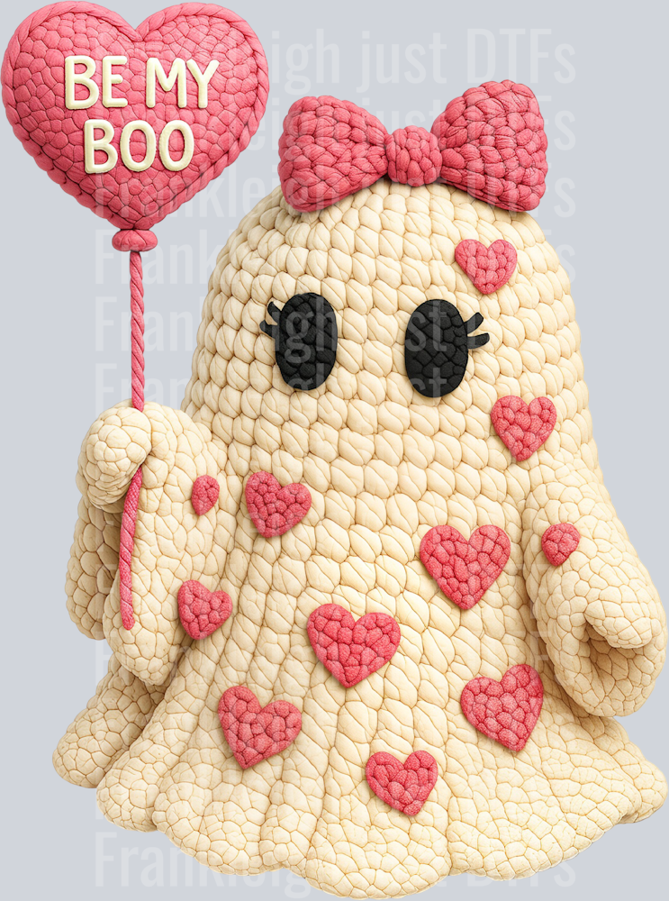 Faux yarn ghost be my boo