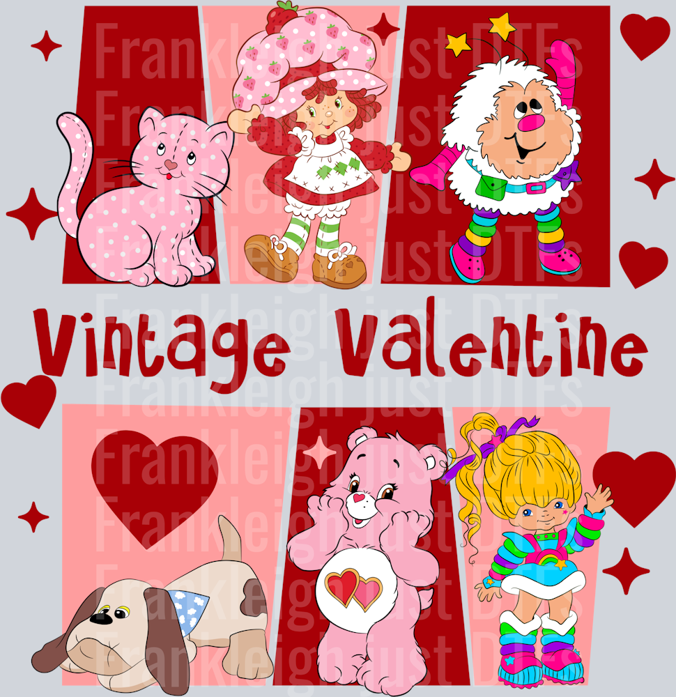 Vintage valentine 80's