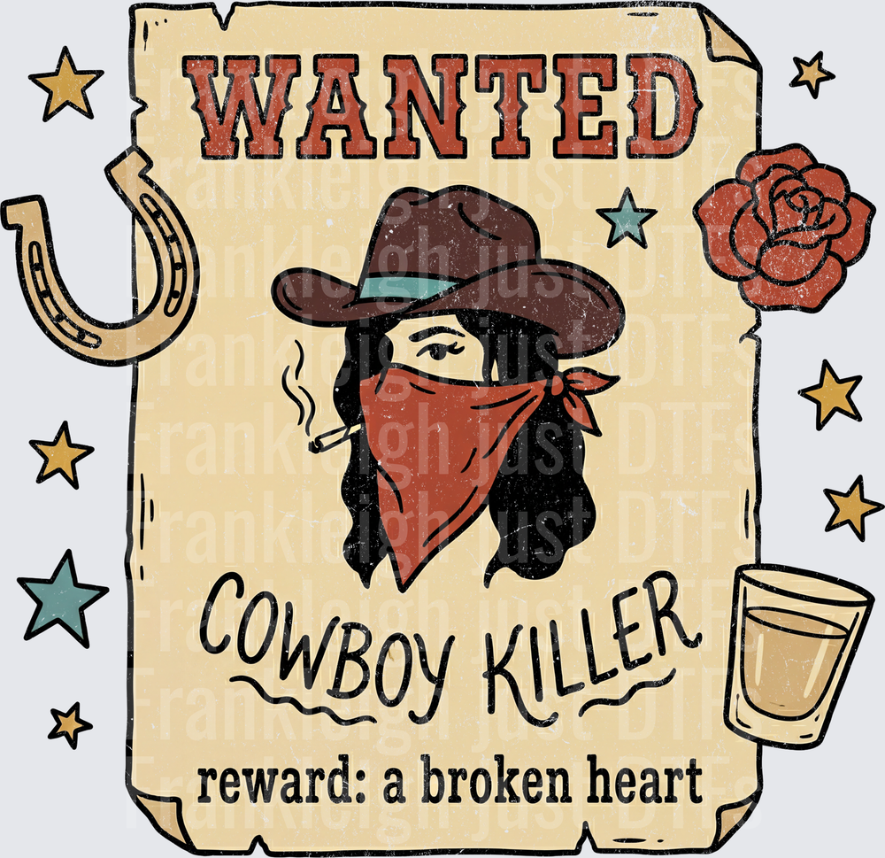 wanted cowboy killer