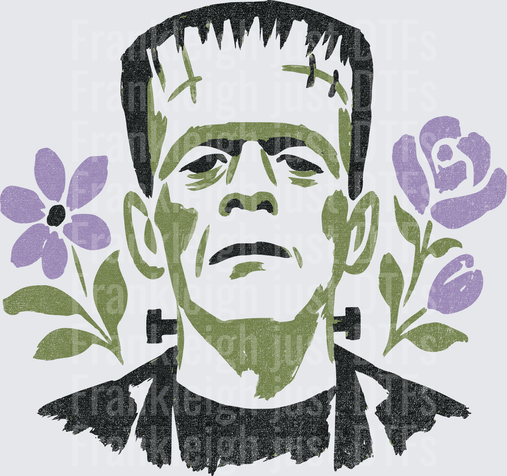 FRANKENSTEIN FLORALS DOODLE