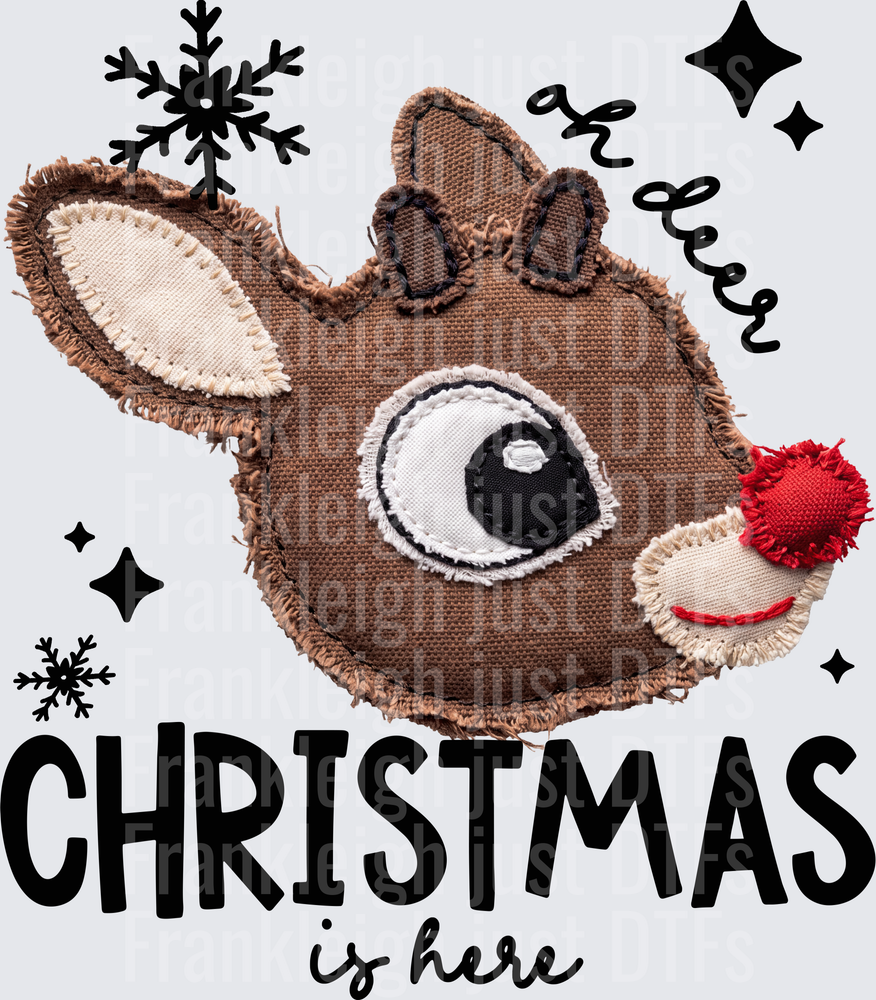 oh deer christmas is here