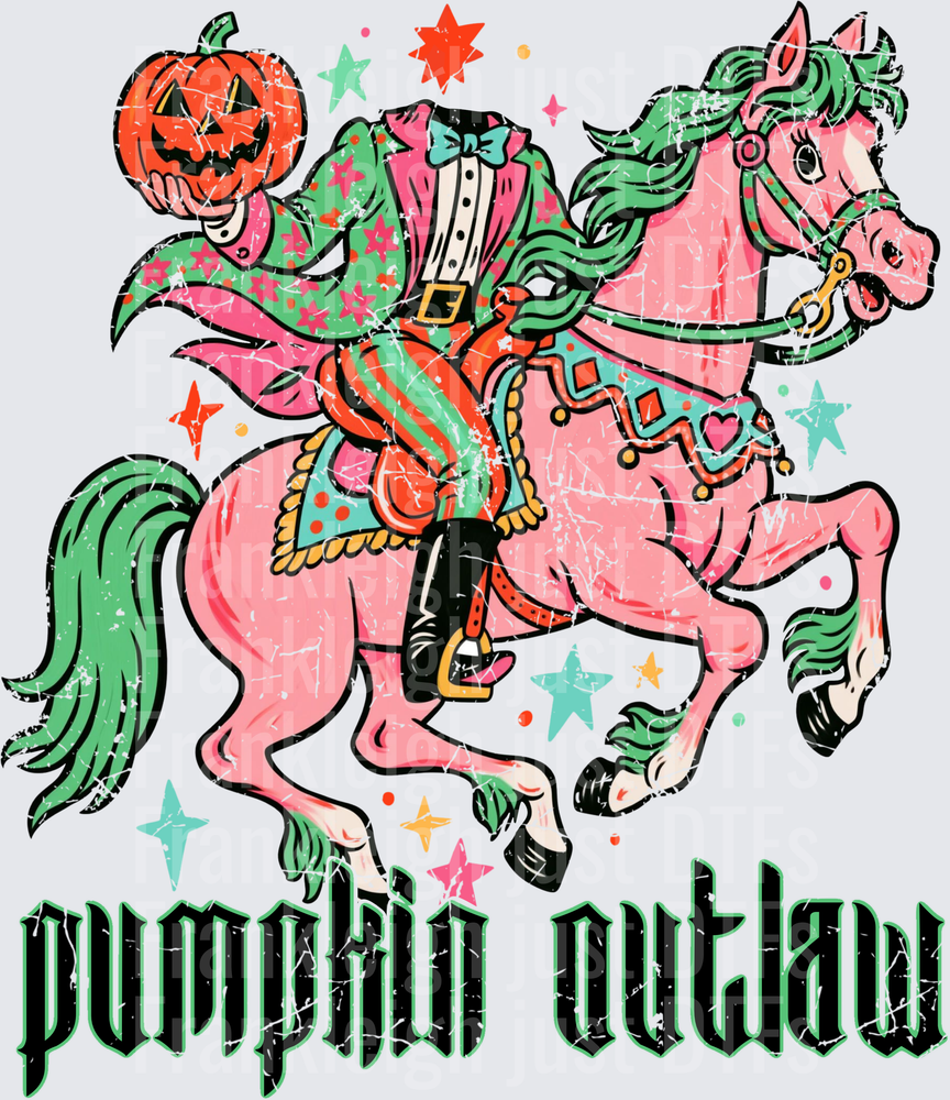 Headless Horseman Pumpkin Outlaw