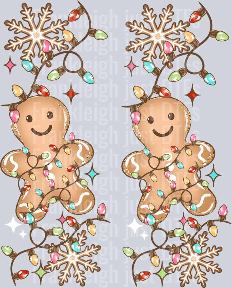 Gingerbread Christmas Lights Sleeve