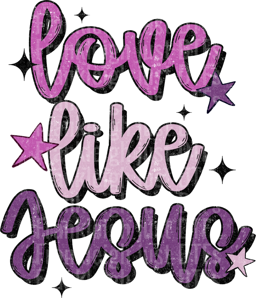 Love Like Jesus Purple