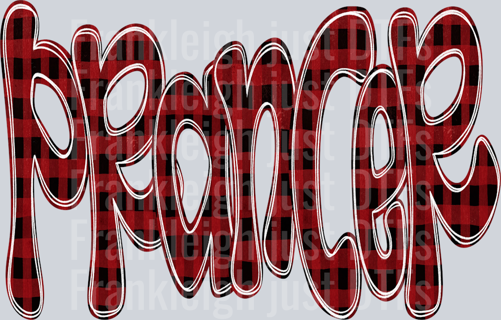 Prancer Funky Doodle Buffalo Check