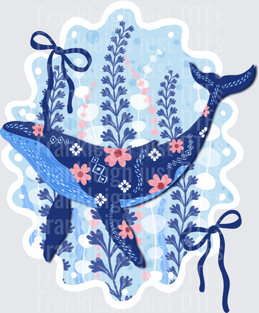 Floral whale