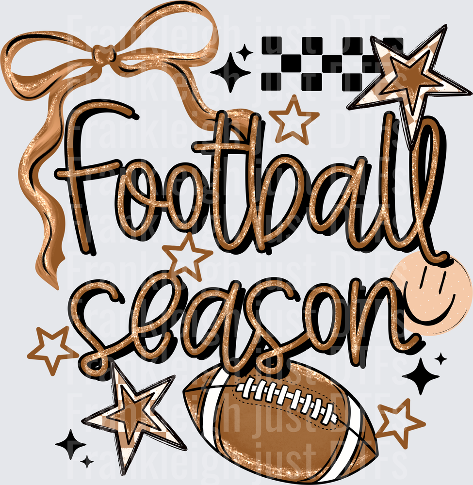 Football Season Bow