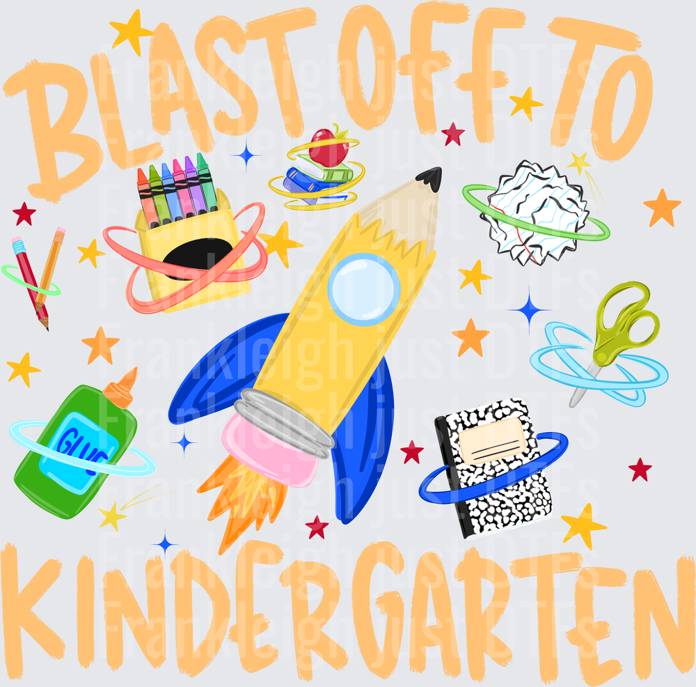 Blast off to Kindergarten Boy