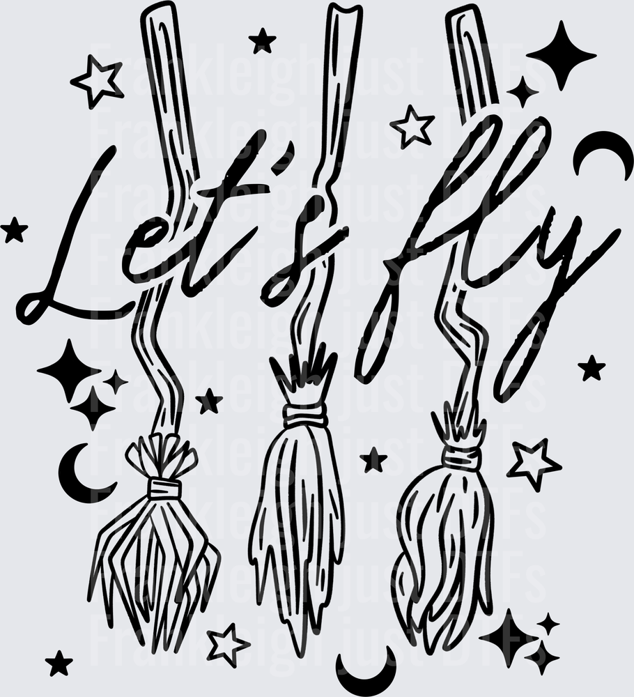 Let’s Fly Single Color Black