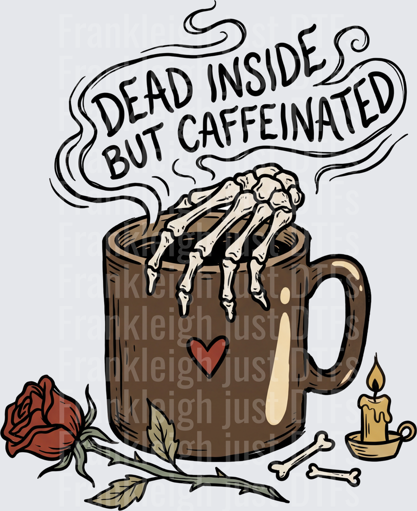 dead inside but caffeinated