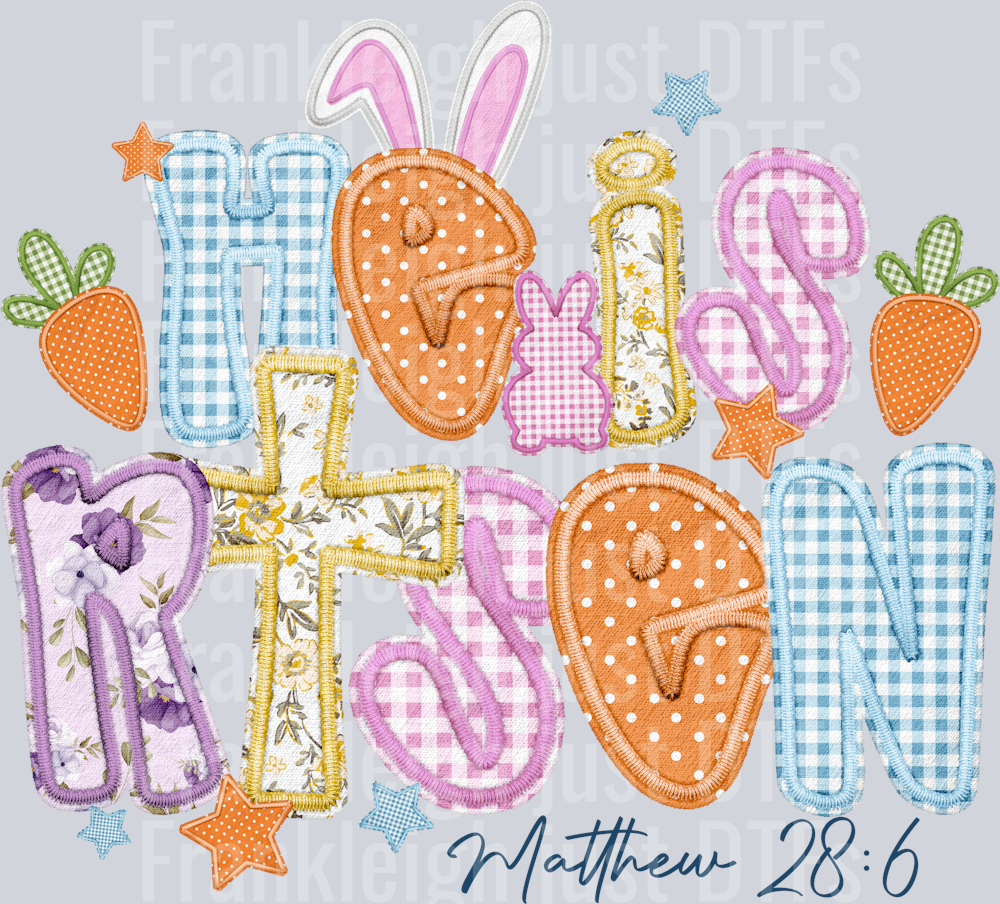 He is Risen Patch work