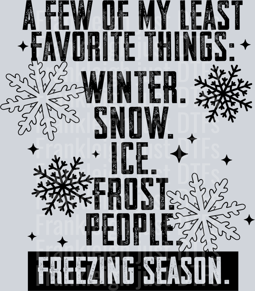 Least Fav Things Winter Black